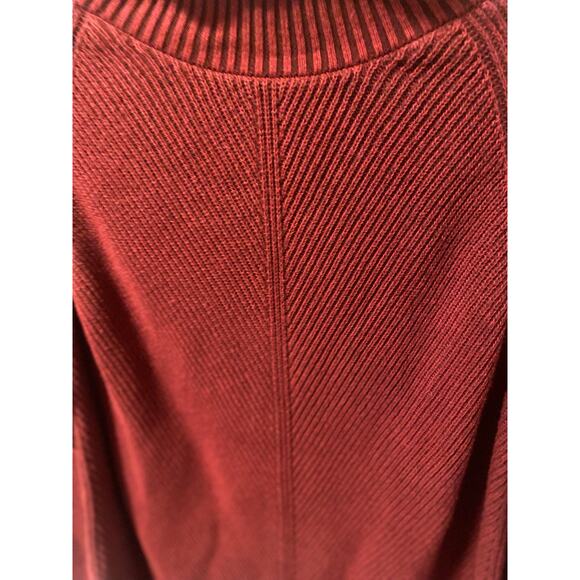 L.L. Bean Maroon Cowl Neck Knit Sweater-Size M - Picture 4 of 7